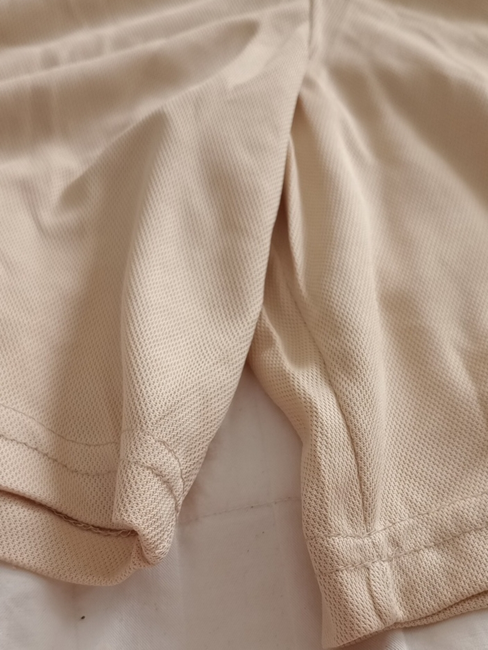 NWT ADIDAS Light Gold Athletic Training Shorts with Trefoil Logo - Picture 3 of 7
